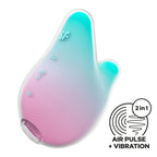 Satisfyer Mermaid Vibes Air Pulse Stimulator Mint Pink