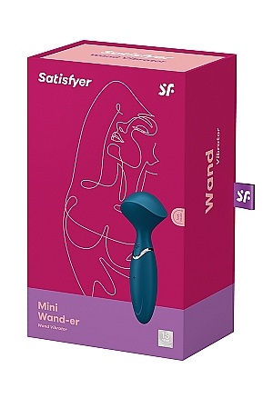 Satisfyer Mini Wand-er Silicone Travel Massager 16cm Waterproof Rechargeable Vibrator > Sex Toys > Mini Massagers Main image