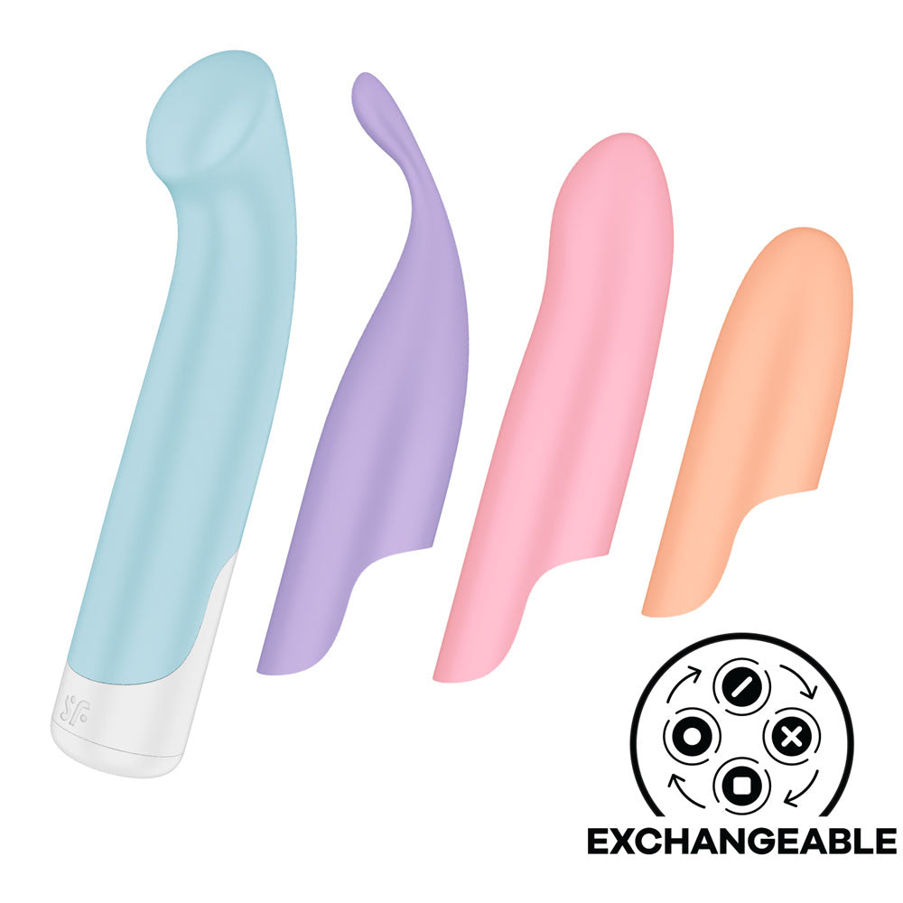 Satisfyer Playful Four 4-in-1 Rechargeable Toy with Interchangeable Sleeves Intimate Stimulator Secondary image