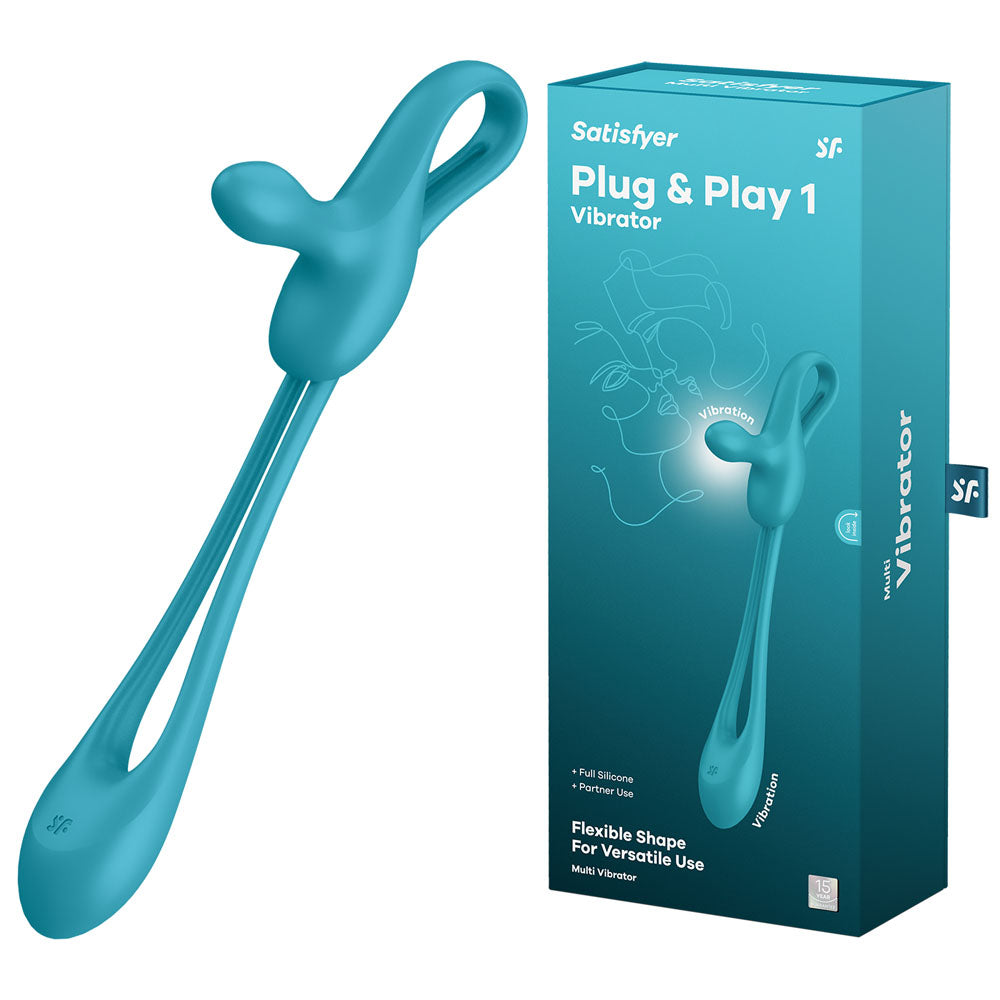 Satisfyer Plug & Play 1 – Multi-Use Vibrator Anal Plug and Cock Ring > Sex Toys > Couples Toys