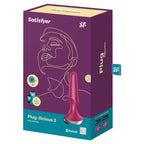 Satisfyer Plug-ilicious 2 Vibrating Plug Berry