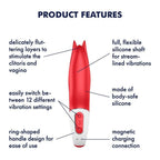 Satisfyer Power Flower – Clitoral Vibrator with Petal-Like Fins > Sex Toys For Ladies > Clitoral Vibrators and Stimulators