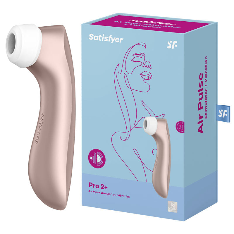 Satisfyer Pro 2+ Clitoral Stimulator Rechargeable Touch-Free 164mm USB Device > Sex Toys For Ladies > Air Pulsation