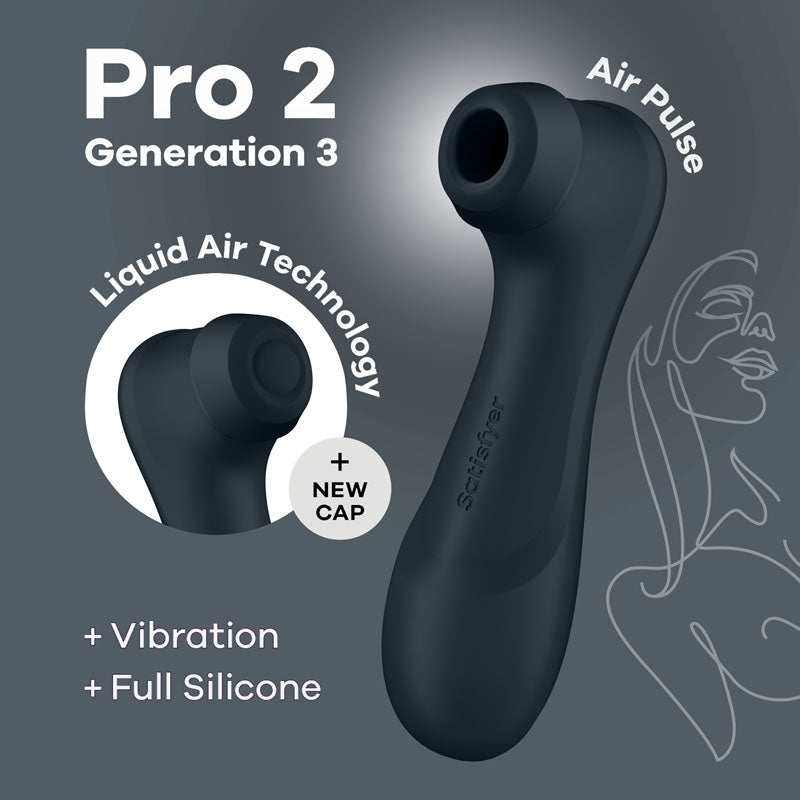 Satisfyer Pro 2 Gen 3 Waterproof Clitoral Stimulator with Air Pulse Technology Secondary image