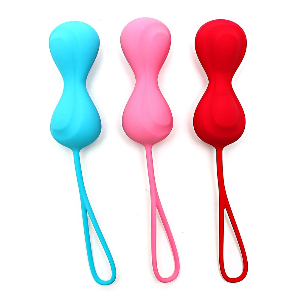 Satisfyer Set of 3 Silicone Orgasm Balls with Moving Inner Balls – Silicone Orgasm Balls > Sex Toys For Ladies > Kegel Exercise
