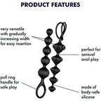 Satisfyer Silicone Anal Beads Set of 2 – Smooth Ergonomic Design 8 Inches Anal Beads > Anal Range > Anal Beads