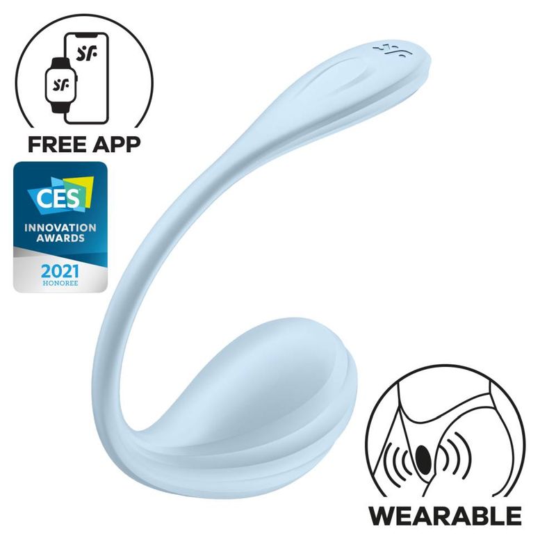 Satisfyer Smooth Petal Waterproof App-Controlled Wearable Vibrator > Sex Toys For Ladies > G-Spot Vibrators