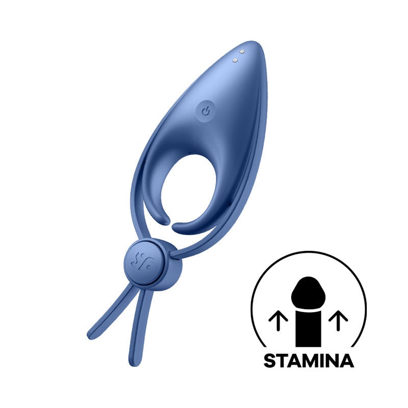 Satisfyer Sniper Vibrating Lasso Cock Ring Blue