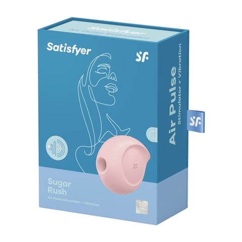 Satisfyer Sugar Rush Air Pulse Stimulator – Compact Silicone Clitoral Vibrator with Vibration > Sex Toys For Ladies > Air Pulsation