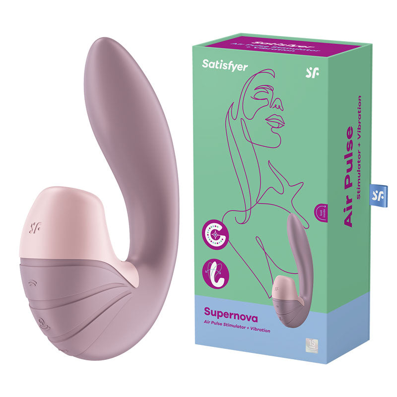 Satisfyer Supernova USB Rechargeable Vibrator – Air Pulsation Technology 11 Settings > Sex Toys For Ladies > Air Pulsation