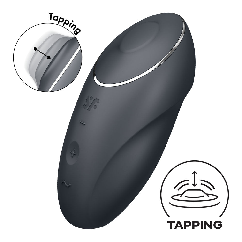 Satisfyer Tap & Climax 1 – Lay-On Vibrator with Tapping and Vibration Secondary image