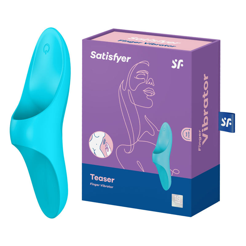 Satisfyer Teaser Finger Vibe – Rechargeable Silicone Finger Vibrator > Vibrators > Finger Vibrators
