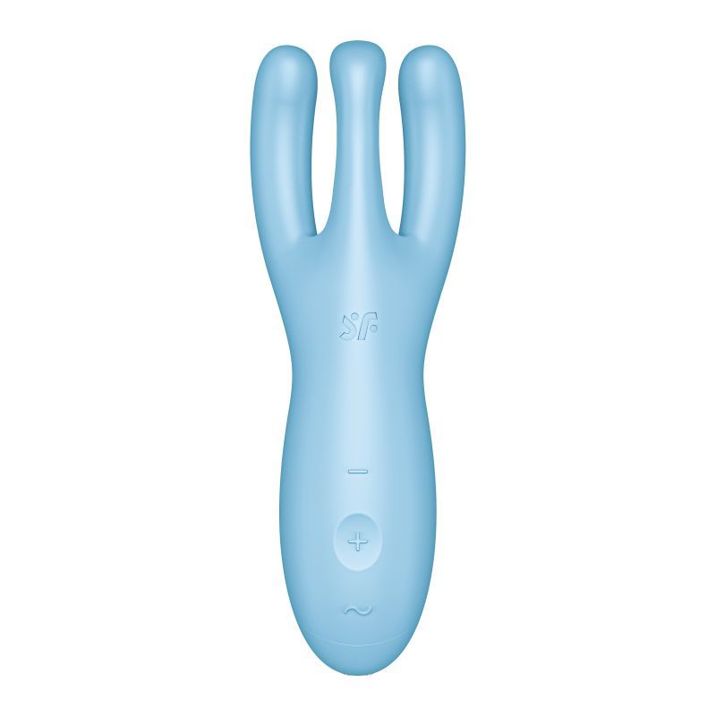 Satisfyer Threesome 4 Connect App Lay-On Vibrator Blue