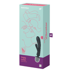 Satisfyer Triple Lover Hybrid Wand and Rabbit Vibrator Waterproof Design > Vibrators > Ladies > Rabbit Multi