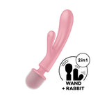 Satisfyer Triple Lover Waterproof Rechargeable Couples Vibrator > Vibrators > Ladies > Rabbit Multi