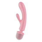 Satisfyer Triple Lover Waterproof Rechargeable Couples Vibrator > Vibrators > Ladies > Rabbit Multi