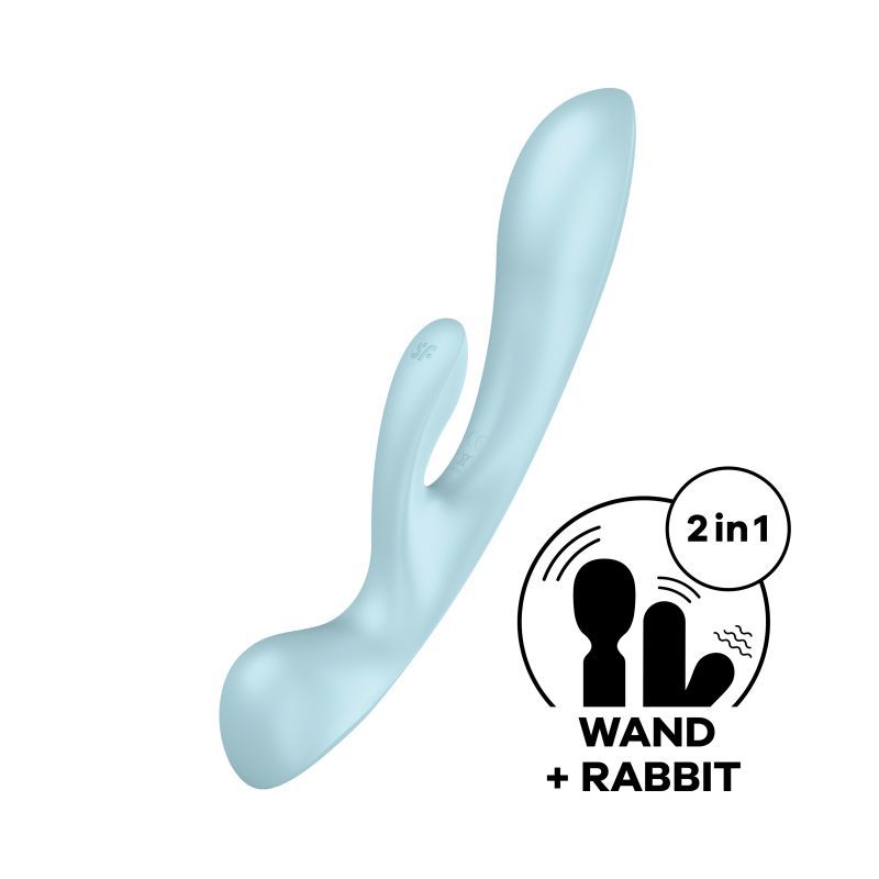 Satisfyer Triple Oh – Double Stimulation Rechargeable Silicone Vibrator > Vibrators > Ladies > Rabbit Main image