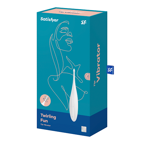 Satisfyer Twirling Fun Tip Vibrator – Waterproof Silicone with 12 Settings Vibrator Secondary image