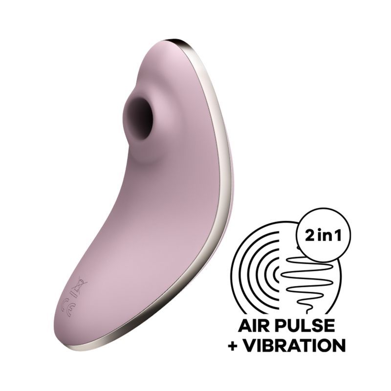 Satisfyer Vulva Lover 1 Compact Clitoral Stimulator – Violet Silicone Rechargeable Vibrator > Sex Toys For Ladies > Air Pulsation