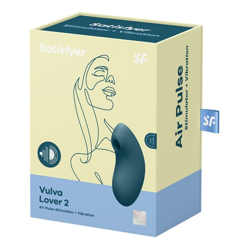 Satisfyer Vulva Lover 2 – Compact Air Pulse Stimulator and Vibrator > Sex Toys For Ladies > Air Pulsation