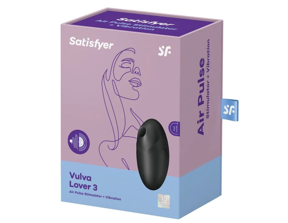 Satisfyer Vulva Lover 3 – Double Air Pulse and Vibrator with 11 Intensities and 10 Vibration Modes > Sex Toys For Ladies > Air Pulsation