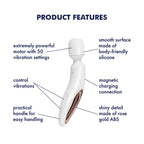 Satisfyer Wand-erland Rose Gold – USB Rechargeable Massage Wand > Sex Toys > Massage Wands