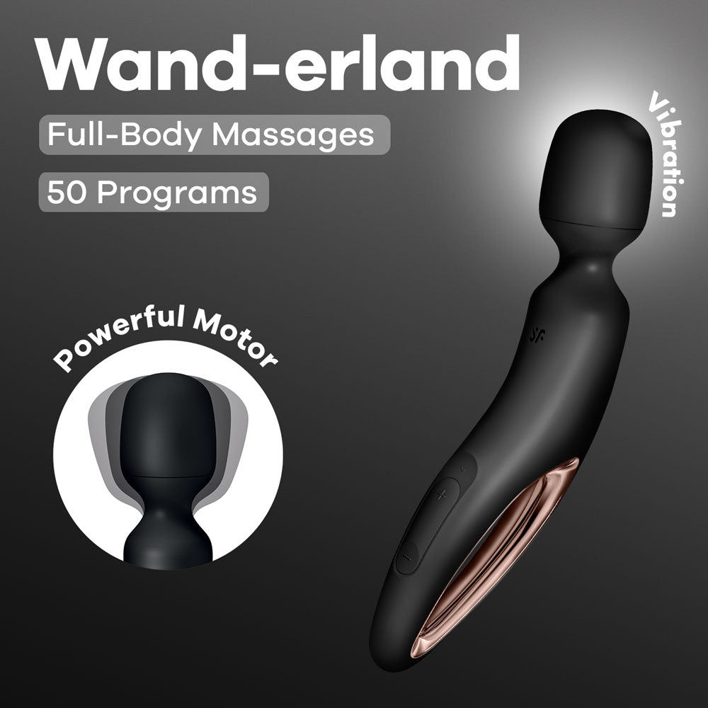Satisfyer Wanderland Rose Gold USB Rechargeable Massage Wand Secondary image