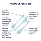 Satisfyer Yoni Power 2 Set – Pelvic Floor Training Ben Wa Balls > Sex Toys For Ladies > Kegel Exercise