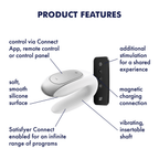 Satisfyer Double Fun – App Enabled U-Shape Couples Vibrator > Sex Toys > Couples Toys