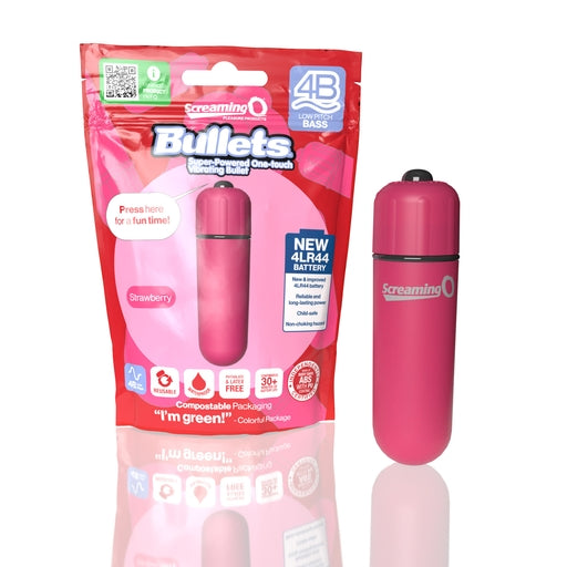 Screaming O Bullets 4B Low Pitch Bass – Powerful Motor Rechargeable Bullet Vibrator > Vibrators > Mini Vibrators Main image