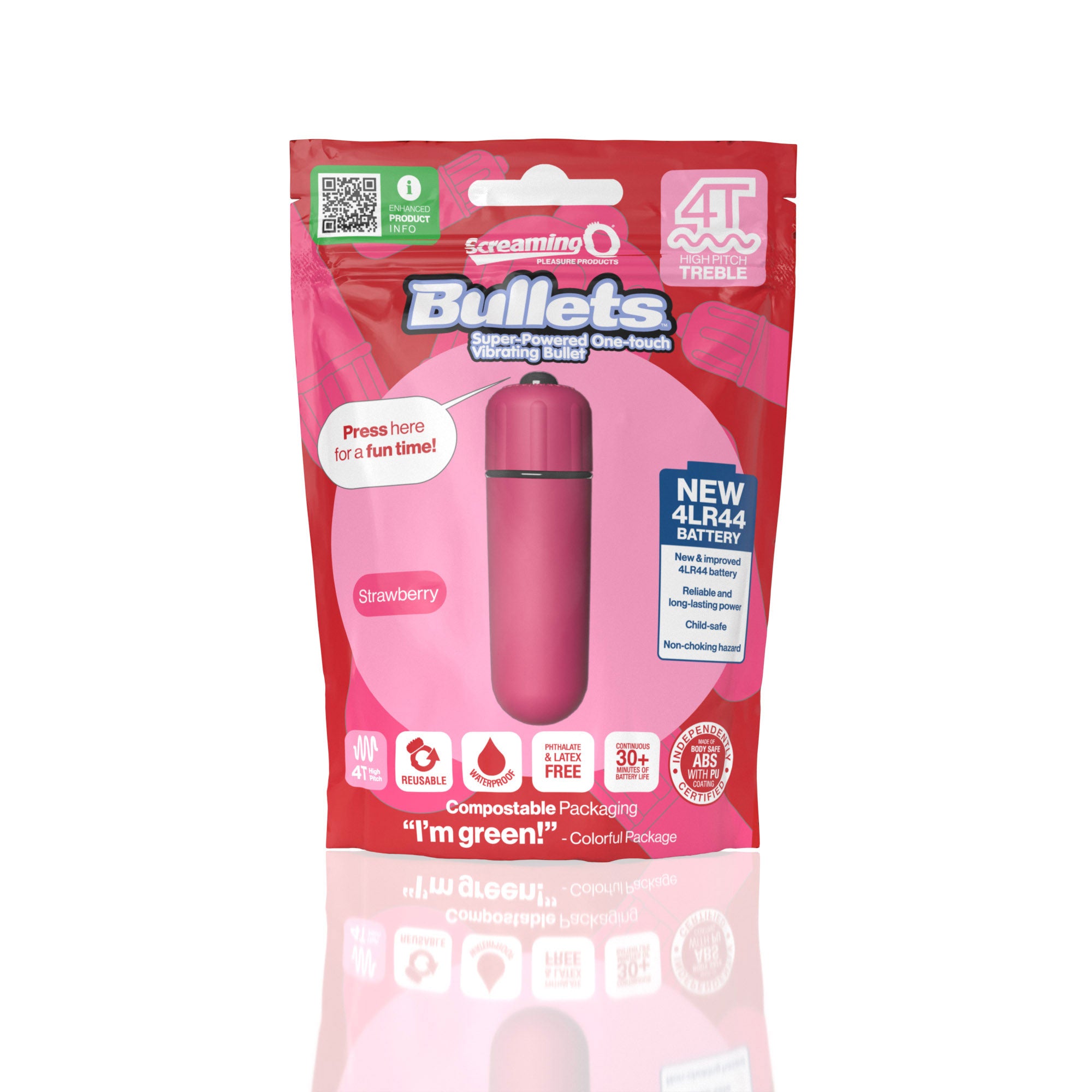 Screaming O Bullets 4T High Pitch Treble – Waterproof Compact Vibrator > Vibrators > Mini Vibrators