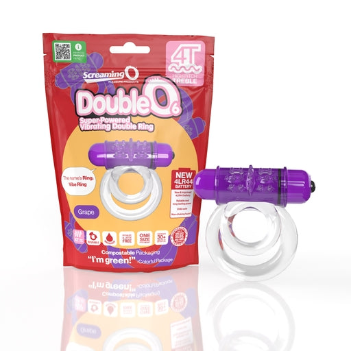 Double O 6 Vibrating Ring – Powerful 4T Motor and Secure Dual Rings > Cock Ring > Vibrating Main image