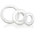 RingO X3 Mixed Pack 3-Pack Cock Rings Clear Silicone Cock Rings > Cock Ring > Sets