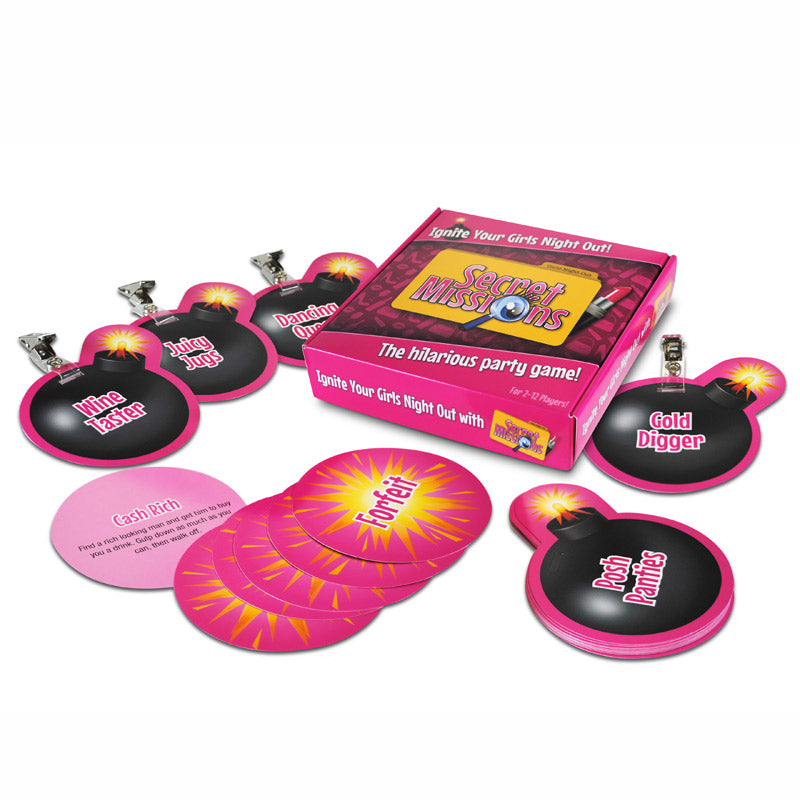 Secret Missions Girlie Nights – Party Game > Novelties > Games Main image