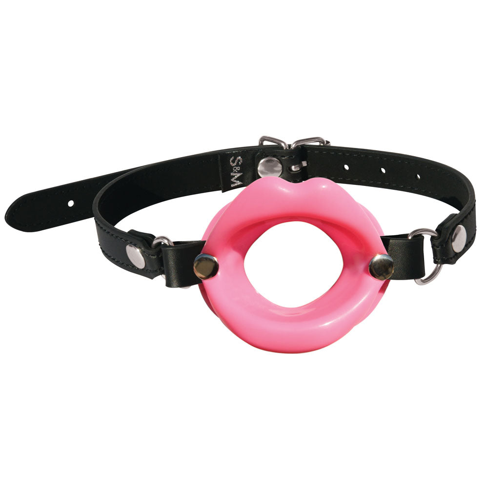 Sex & Mischief Silicone Lips Mouth Gag with 63.5 cm Strap Mouth Gag Secondary image