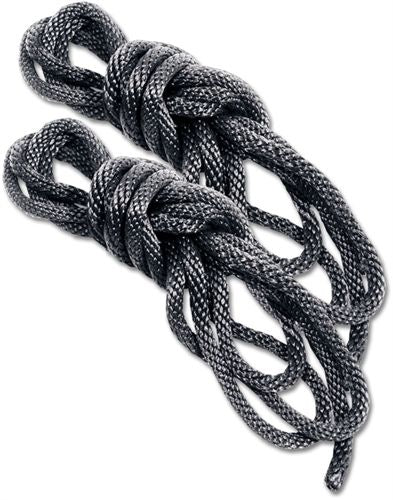 Sex and Mischief Silky Black Bondage Rope with Knot Guide Two 6-Foot Ropes Bondage Rope > Bondage Gear > Rope Main image