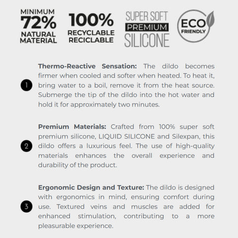 Silexd Liquid Silicone Flesh Male Torso with 7" Interchangeable Dildo > Sex Toys > Sex Dolls > Premium