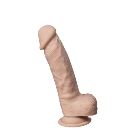 Silexd 7 Inch Real Skin Flesh - Dildo with Balls Dongs Realistic