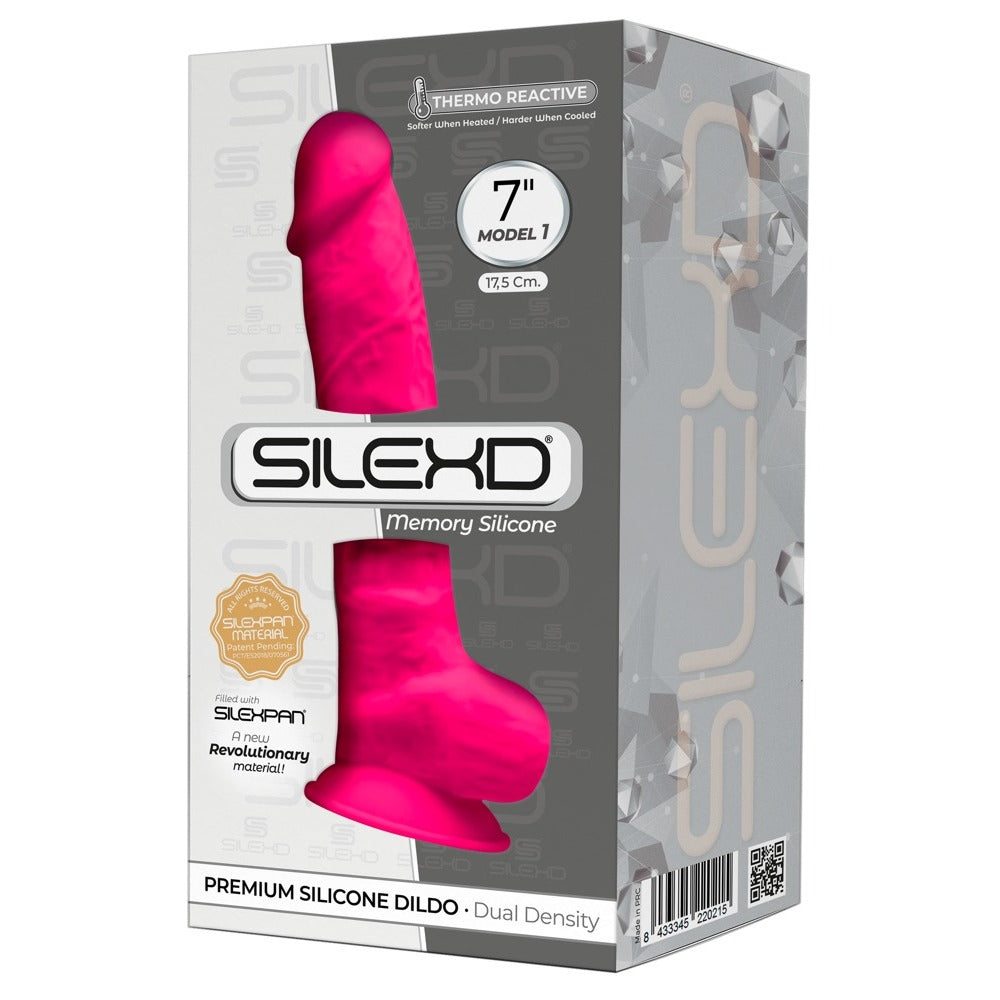 Silexd Model 1 Realistic Dual Density Silicone Dildo with Suction Cup (7 to 10 Inch) > Dildos > Realistic Dildos