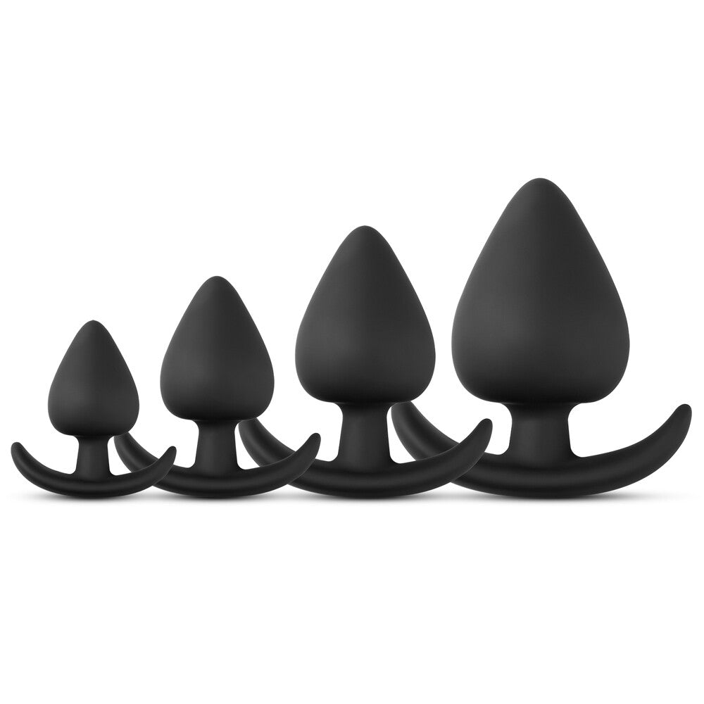 Silicone Butt Plug Set Small Beginner Anal Plugs Kit Default Title > Anal Range > Butt Plug Kits