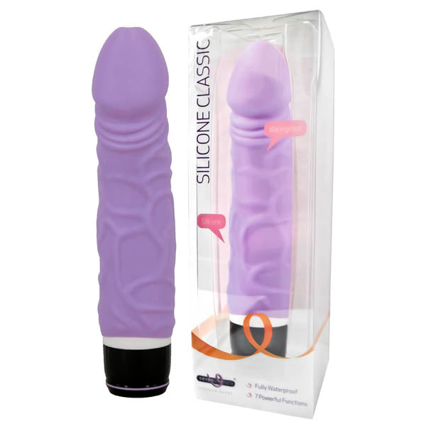 Silicone Classic 17 cm Vibrator for Enhanced Pleasure DONGS Vibrating