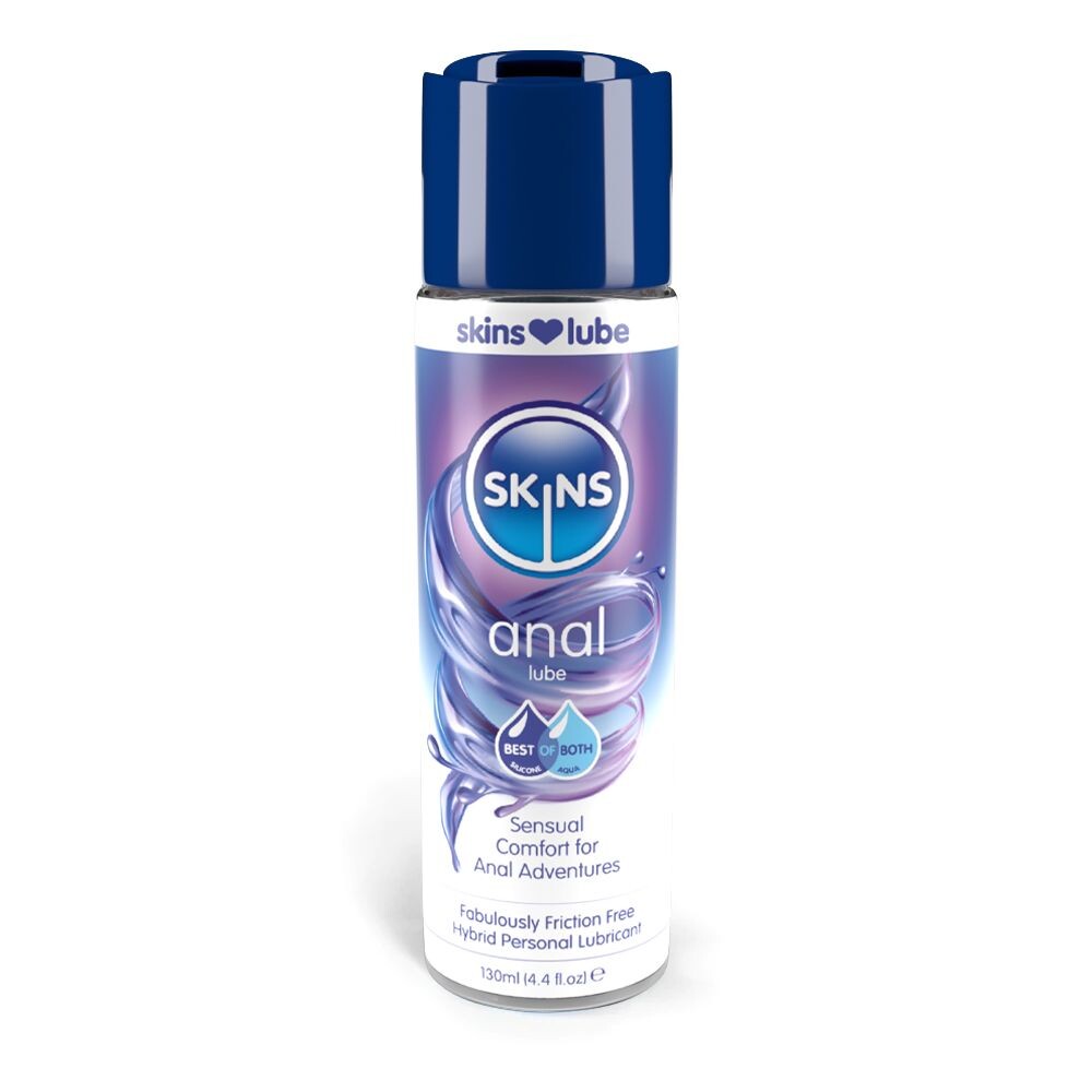 Skins Anal Hybrid Silicone and Water-Based Lubricant 130ml – Hybrid Formula Lubricant > Lube > Anal Main image