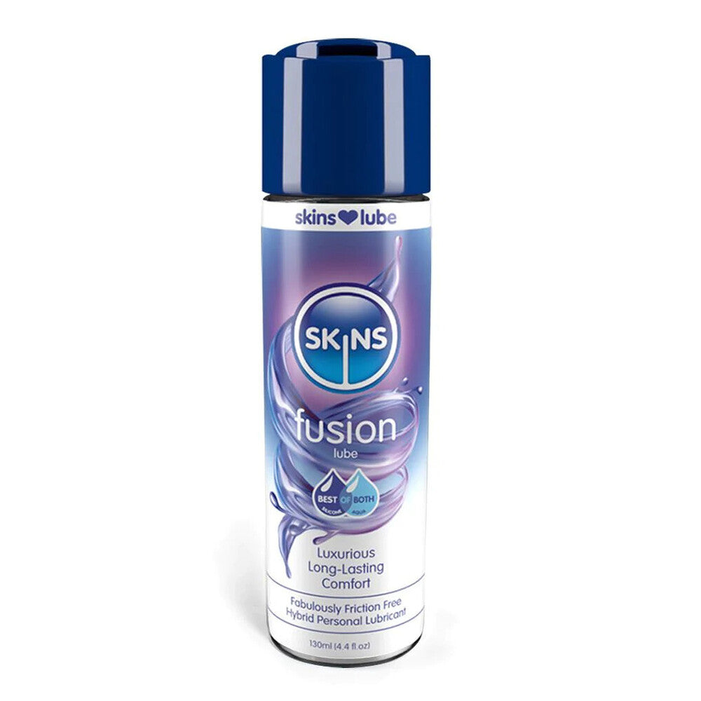 Skins Fusion Hybrid Silicone and Water-Based Lubricant 130ml Bottle > Lube > Hybrid