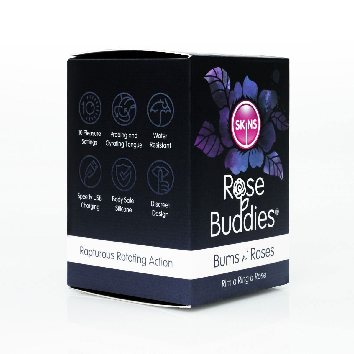 Skins Rose Buddies Bum and Roses – Silicone Butt Plug > Sex Toys For Ladies > Rose Stimulators