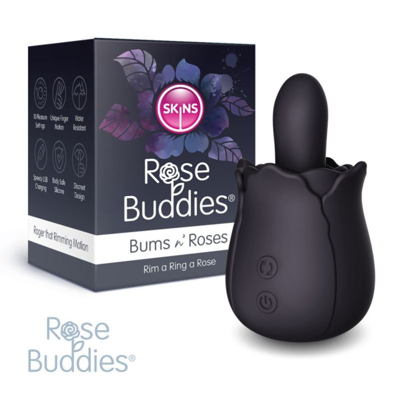 Skins Rose Buddies Bum and Roses – Silicone Butt Plug > Sex Toys For Ladies > Rose Stimulators Main image