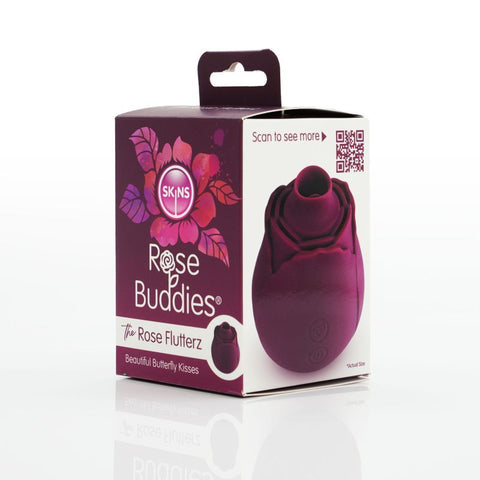 Skins Rose Buddies The Rose Flutters Rechargeable 130g Clitoral Vibrator > Sex Toys For Ladies > Rose Stimulators
