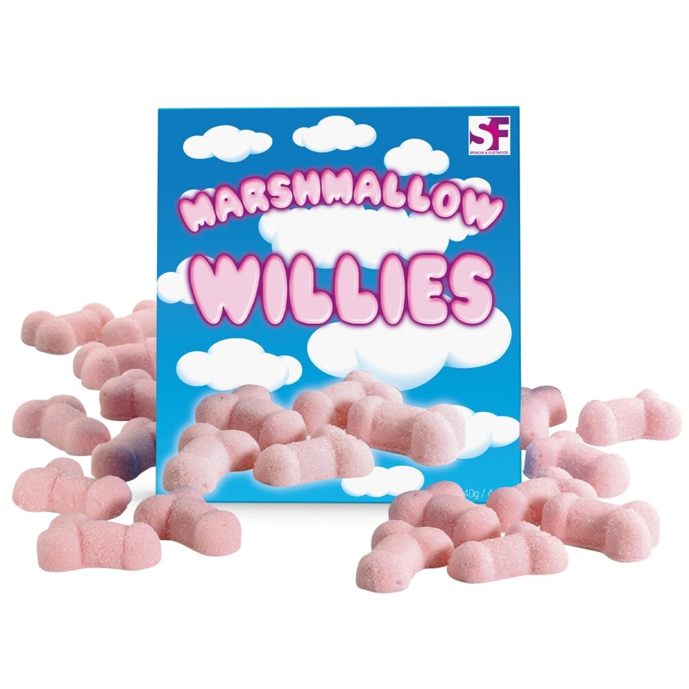 Spencer And Fleetwood Pink Marshmallow Willies Candy 140g Edible
