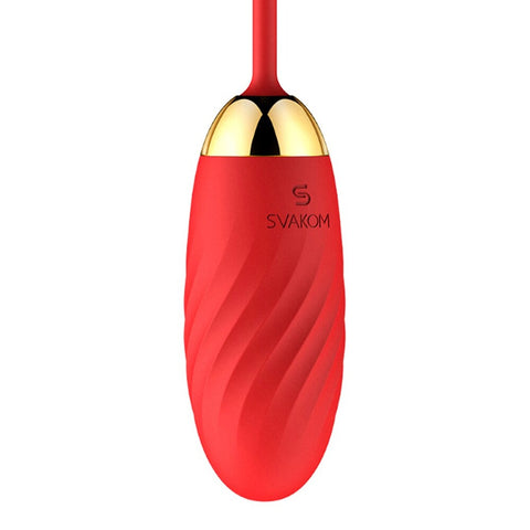 Svakom Ella Neo Red Interactive Vibrating Bullet > Sex Toys For Ladies > Vibrating Eggs