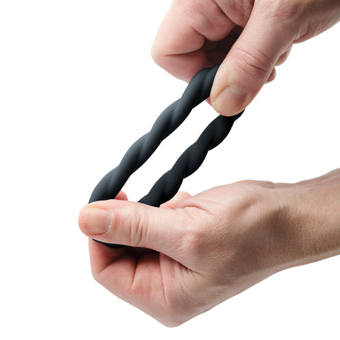 Rocks Off Twist Liquid Silicone Cock Ring For Couples > Sex Toys For Men > Love Rings