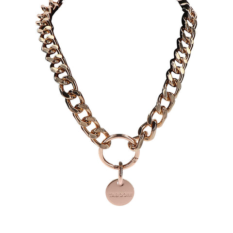 Taboom Dona Rose Gold Statement Collar For Intimacy > Bondage Gear > Collars